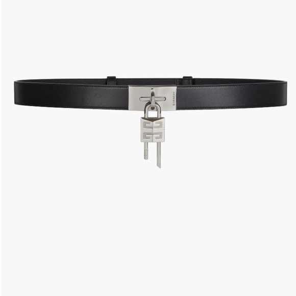 Givenchy 4G Lock Leather Belt - Picture 2 of 3